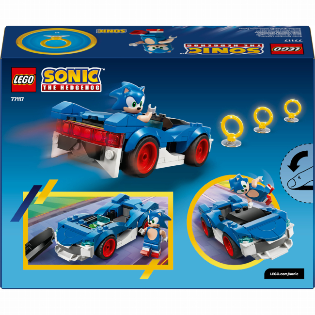 Конструкторы LEGO - Конструктор LEGO Sonic the Hedgehog Соник: спидстер «Молния» (77117)#3