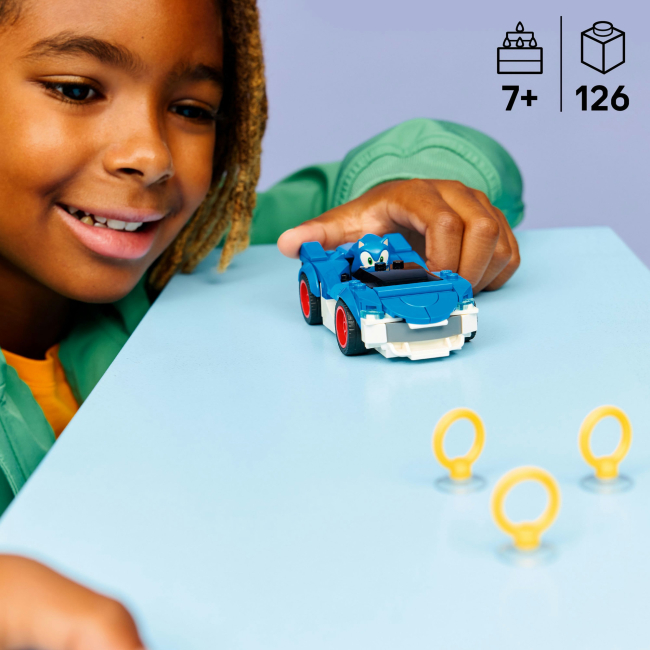 Конструкторы LEGO - Конструктор LEGO Sonic the Hedgehog Соник: спидстер «Молния» (77117)#4