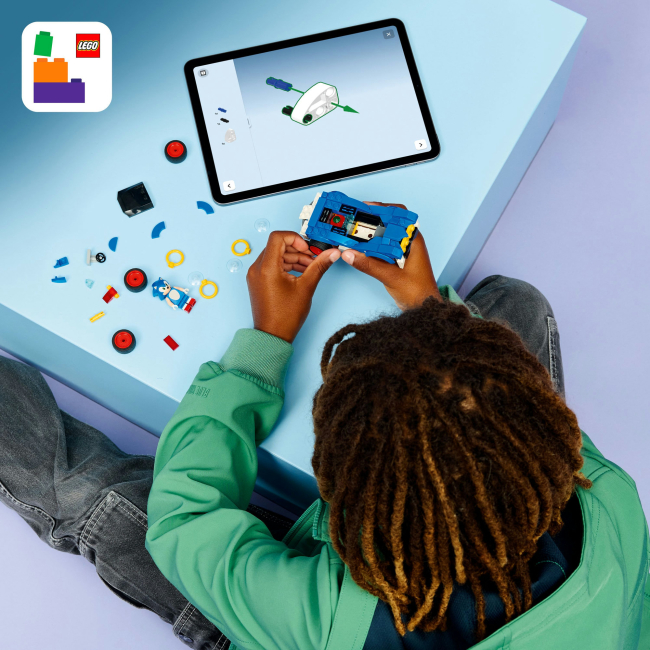 Конструкторы LEGO - Конструктор LEGO Sonic the Hedgehog Соник: спидстер «Молния» (77117)#8