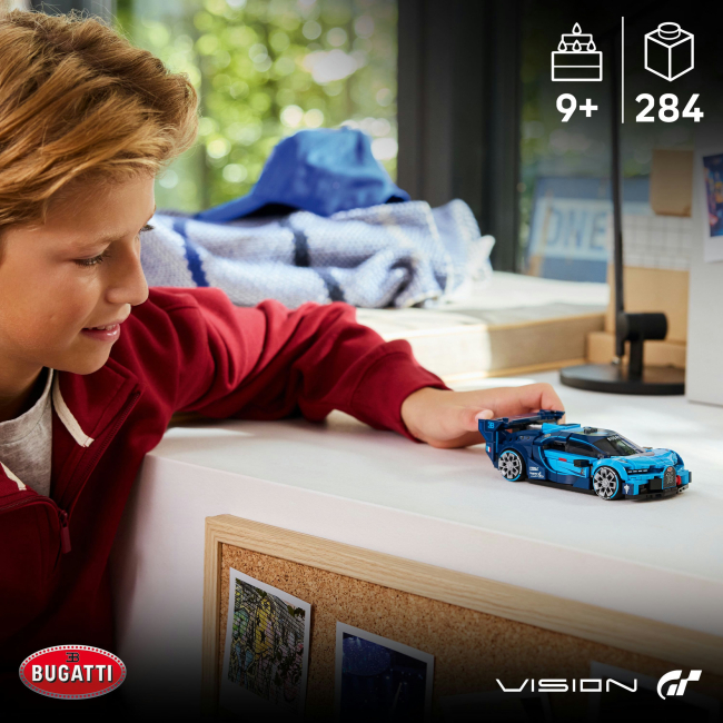 Конструкторы LEGO - Конструктор LEGO Speed Champions Спортивный автомобиль Bugatti Vision Gran Turismo Hyper (77253)#4