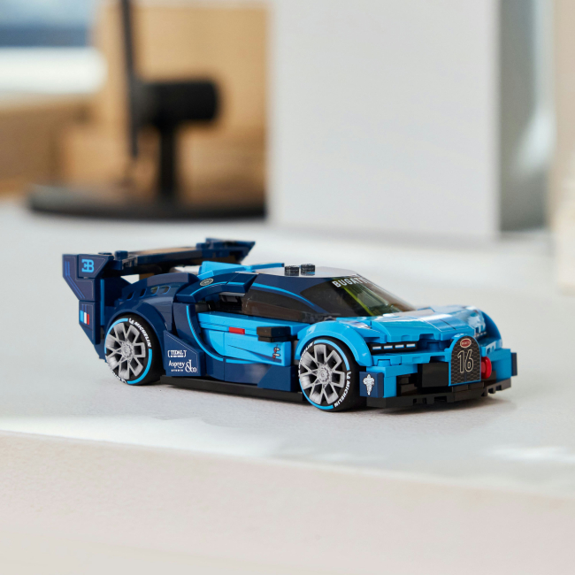 Конструкторы LEGO - Конструктор LEGO Speed Champions Спортивный автомобиль Bugatti Vision Gran Turismo Hyper (77253)#5