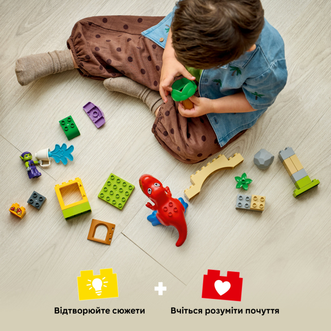 Конструкторы LEGO - Конструктор LEGO DUPLO Marvel Динозавр Spidey-Rex против Зеленого Гоблина (10463)#5