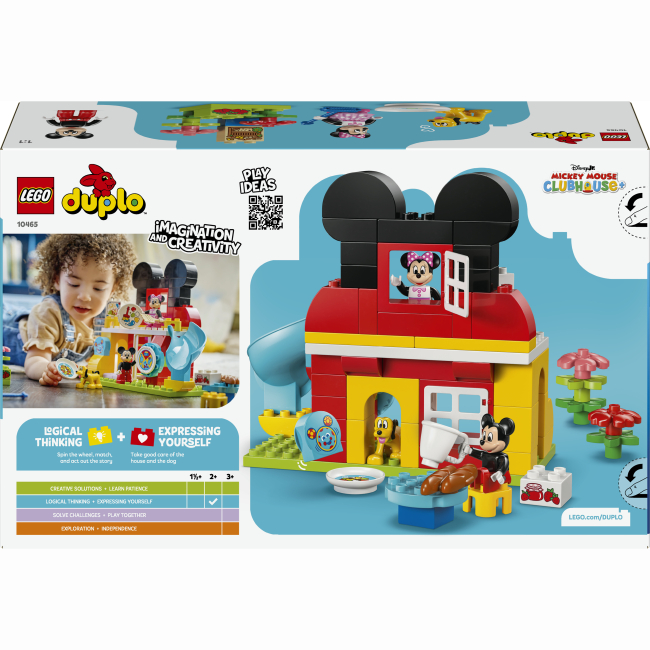 Конструкторы LEGO - Конструктор LEGO DUPLO Disney Микки Маус: Клубный дом из Минни и Плуто (10465)#3