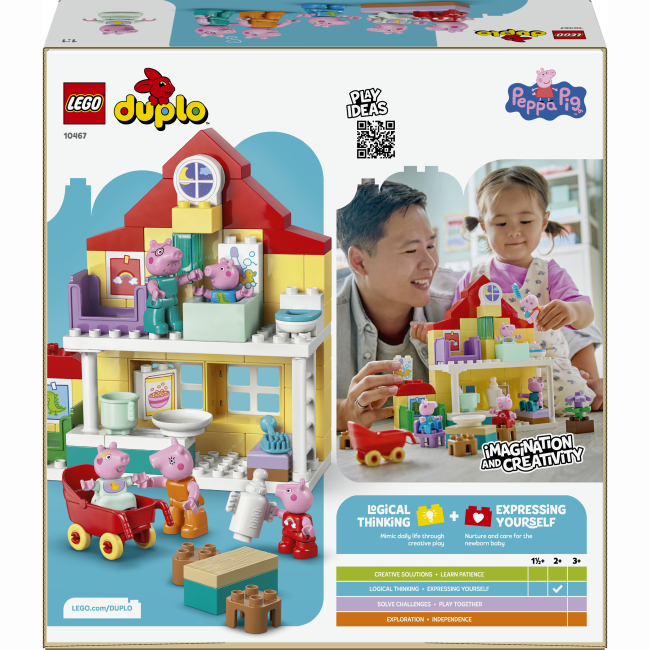 Конструкторы LEGO - Конструктор LEGO DUPLO Peppa Pig Семейный дом (10467)#3