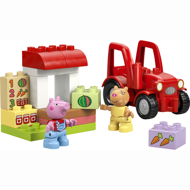 Конструкторы LEGO - Конструктор LEGO DUPLO Peppa Pig Трактор и рынок (10468)#2