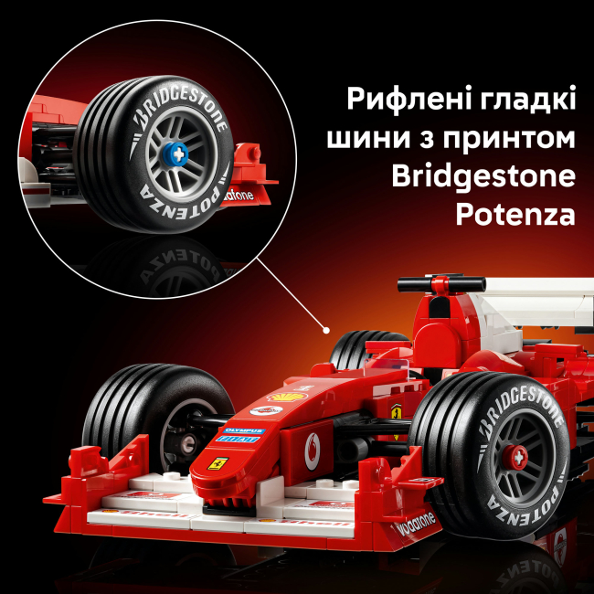 Конструктори LEGO - Конструктор LEGO Icons Ferrari F2004 and Michael Schumacher (11375)#8