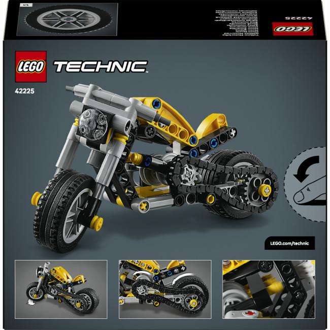 Конструкторы LEGO - Конструктор LEGO Technic Желтый мотоцикл (42225)#3
