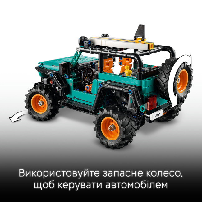 Конструкторы LEGO - Конструктор LEGO Technic Внедорожник Jeep Wrangler Rubicon (42227)#5