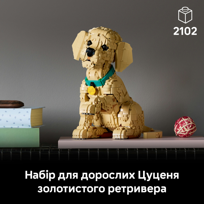 Конструктори LEGO - Конструктор LEGO Icons Цуценя золотистого ретривера (11384)#4