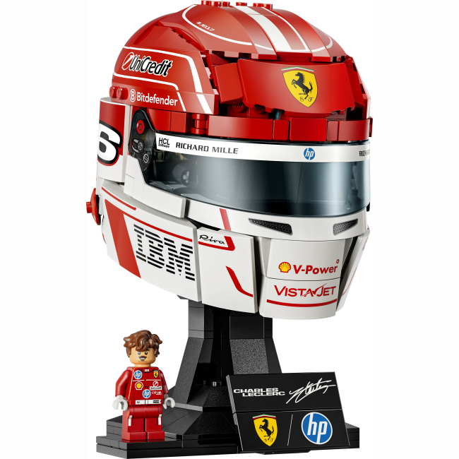 Конструктори LEGO - Конструктор LEGO Editions Scuderia Ferrari HP Charles Leclerc​ Helmet (43014)#2