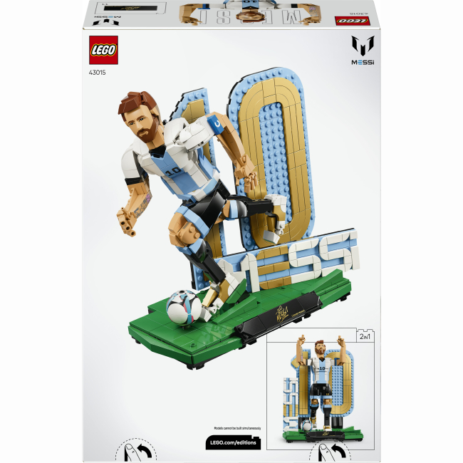 Конструктори LEGO - Конструктор LEGO Editions Lionel Messi​ – Soccer Legend (43015)#3