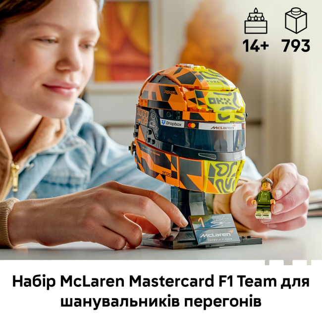 Конструкторы LEGO - Конструктор Lego Editions Formula 1 McLaren Mastercard F1 Team Lando Norris Helmet (43023)#4