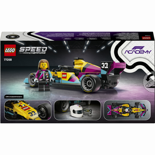 Конструктори LEGO - Конструктор LEGO Speed Champions Гоночний автомобіль F1 ACADEMY LEGO (77258)#3