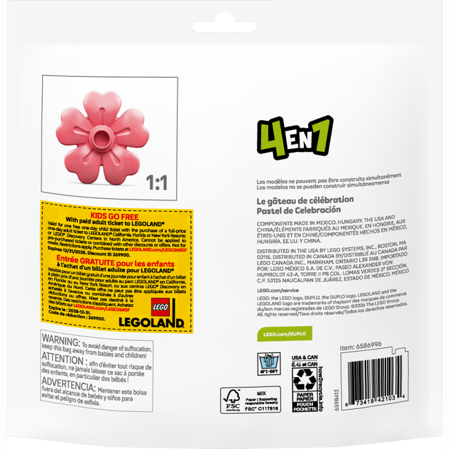 Конструкторы LEGO - Конструктор LEGO DUPLO My First Праздничный торт (30712)#3