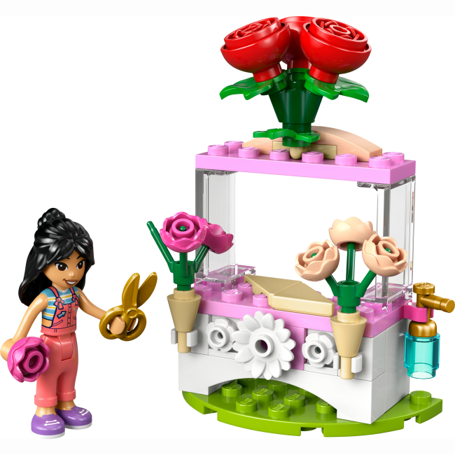 Конструкторы LEGO - Конструктор LEGO Friends Цветочный киоск с розами (30721)#2