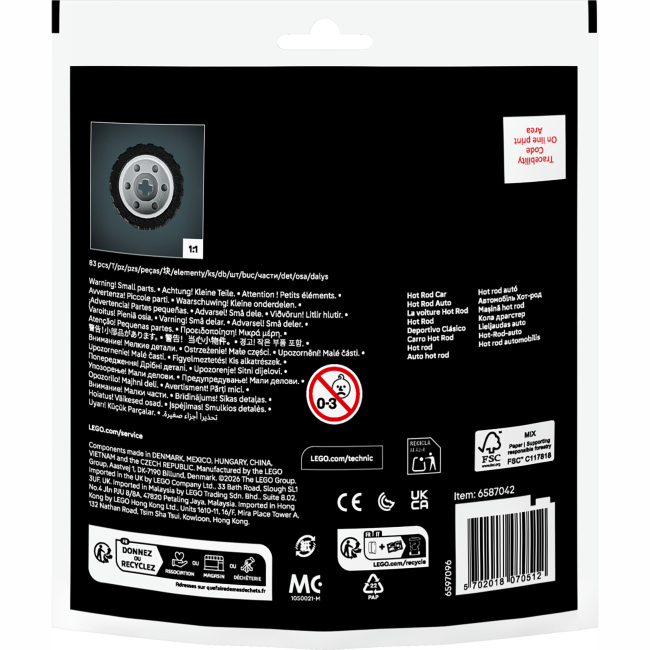 Конструкторы LEGO - Конструктор Technic Автомобиль Хот-род (30735)#3