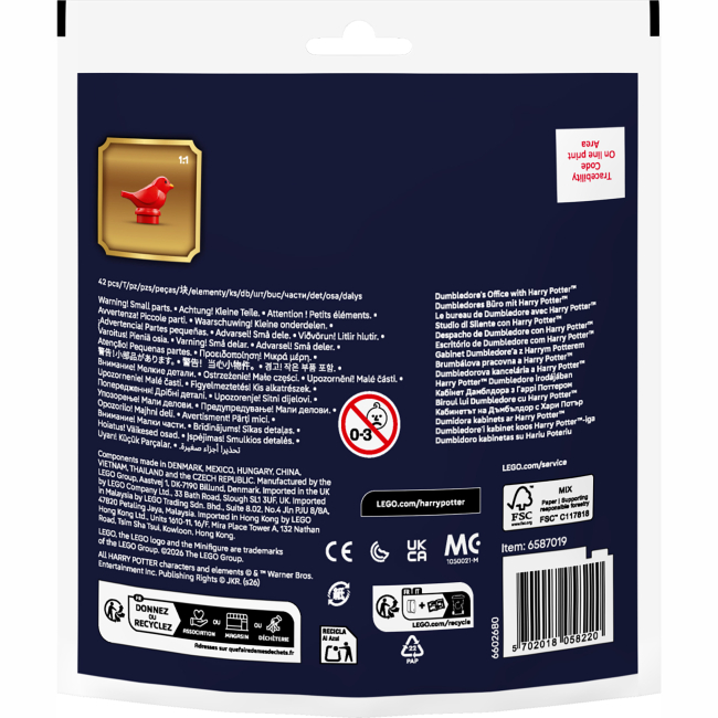 Конструктори LEGO - Конструктор LEGO Harry Potter Кабінет Дамблдора з Гаррі Поттером (30724)#3