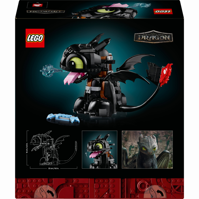 Конструкторы LEGO - Конструктор LEGO Icons Как укротить дракона: Беззубик (10375)#3