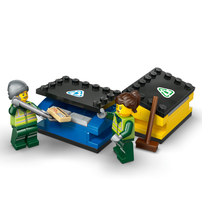 Конструктори LEGO - Конструктор LEGO City Сміттєпереробна вантажівка (60495)#5