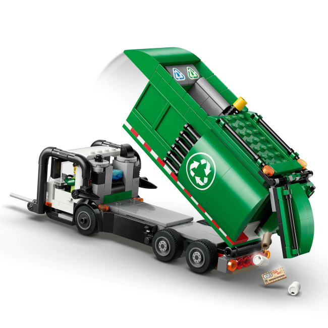 Конструктори LEGO - Конструктор LEGO City Сміттєпереробна вантажівка (60495)#6
