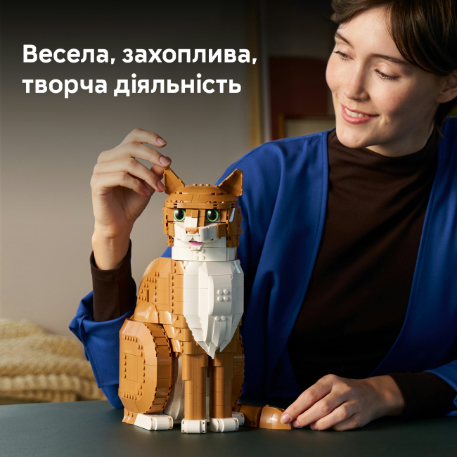 Конструктори LEGO - Конструктор LEGO Ideas Помаранчевий кіт (21376)#5
