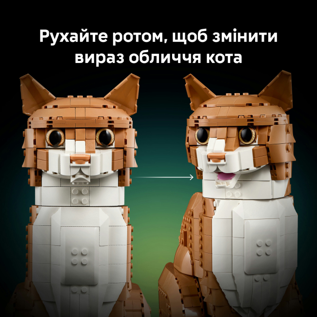 Конструктори LEGO - Конструктор LEGO Ideas Помаранчевий кіт (21376)#7
