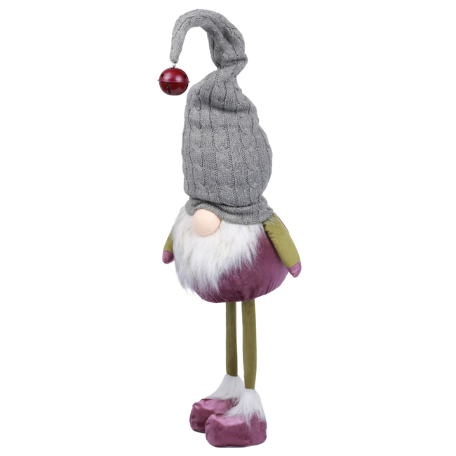 Персонажі мультфільмів - ​​М'яка іграшка Novogod'ko Гном із дзвіночком на ковпаку 65 см (974628)#2