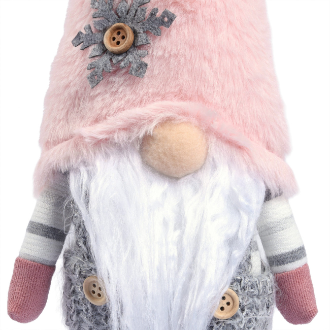 Персонажі мультфільмів - ​​М'яка іграшка Novogod'ko Гном у рожевому ковпаку 45 см (974632)#3