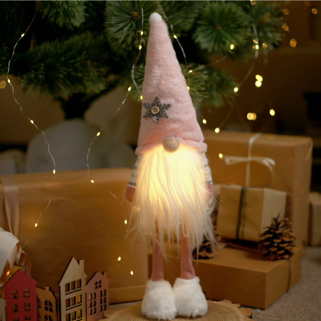 Персонажі мультфільмів - ​​М'яка іграшка Novogod'ko Гном у рожевому ковпаку 46 см (974634)#7