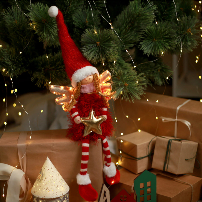 Персонажі мультфільмів - ​​М'яка іграшка Novogod'ko Дівчинка Янгол у червоному 58 см (974639)#7