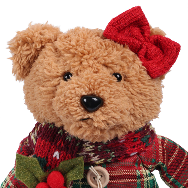 М'які тварини - ​​М'яка іграшка Yes! Fun Ведмедик дівчинка 35 см (974932)#3