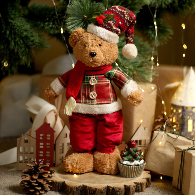 М'які тварини - ​​М'яка іграшка Yes! Fun Ведмедик хлопчик 50 см (974931)#5