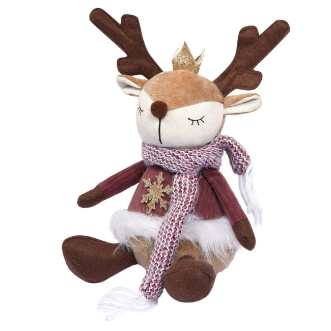М'які тварини - ​​М'яка іграшка Yes! Fun Олень з короною 30 см (974929)#2