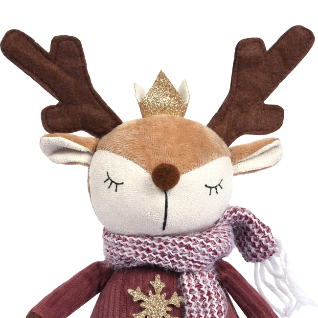 М'які тварини - ​М'яка іграшка Yes! Fun Олень з короною 45 см (974930)#2