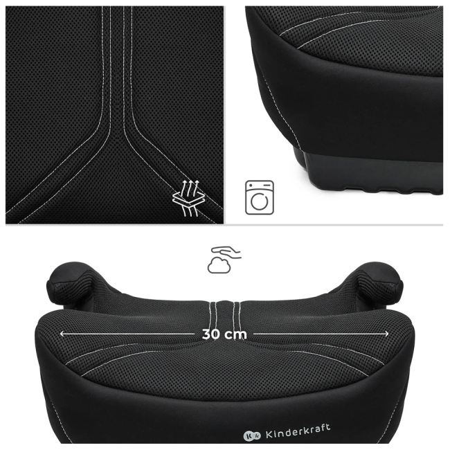 Автокресла и аксессуары - Автокресло-бустер Kinderkraft i-Boost 2 Pro Black (KCIBOO02BLKPR00)#2