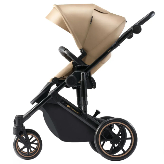 Коляски - Универсальная коляска Kinderkraft Prime 2 Sandrose Beige 2 в 1 (KSPRIM02BEG2000)#2