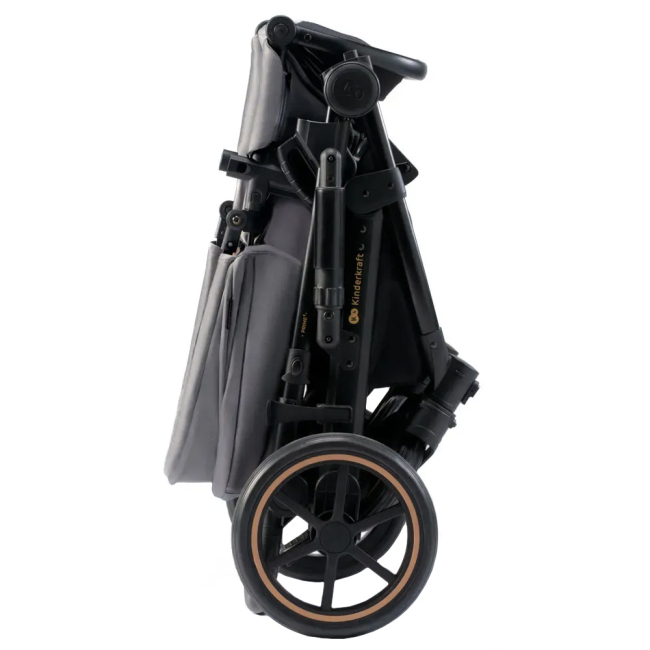 Коляски - Универсальная коляска Kinderkraft Prime 2 Shadow Grey 2 в 1 (KSPRIM02GRY2000)#3