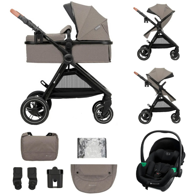 Коляски - Универсальная коляска Kinderkraft Esme Pro Sand Beige (KSESME00BEG300N)#3