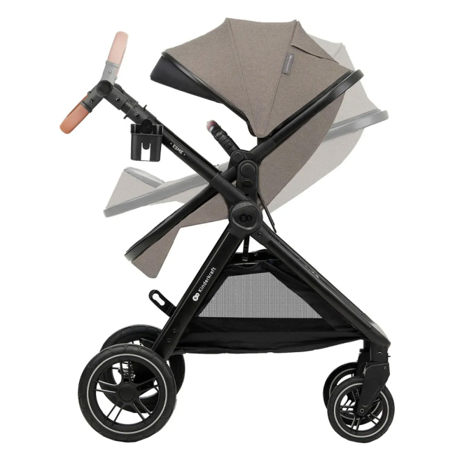 Коляски - Универсальная коляска Kinderkraft Esme Pro Sand Beige (KSESME00BEG300N)#4