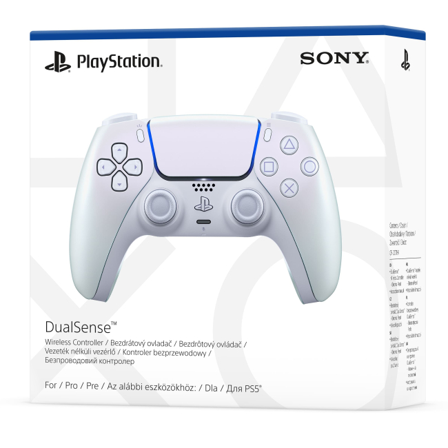 Геймпади - Геймпад PlayStation 5 Dualsense BT Chrome Pearl (1000044446)#3