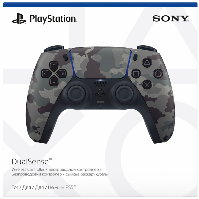 Геймпади - Геймпад PlayStation 5 Dualsense BT Grey Cammo (1000040244)#5