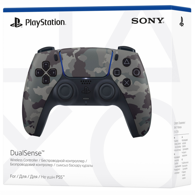 Геймпади - Геймпад PlayStation 5 Dualsense BT Grey Cammo (1000040244)#7