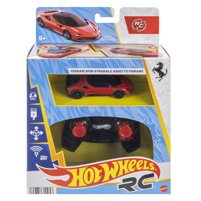 Радіокеровані моделі - Автомодель на радіокеруванні Hot Wheels Ferrari SF90 Stradale Assetto Fiorano (JGD09)#4