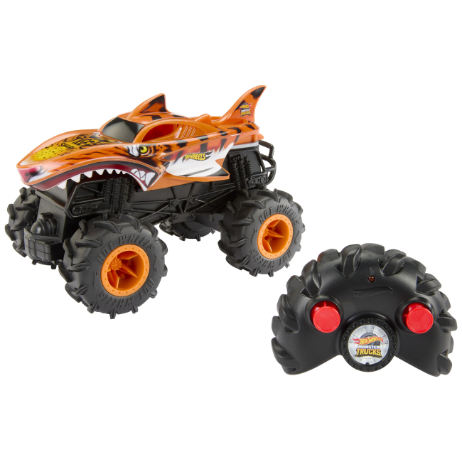 Радіокеровані моделі - Автомодель на радіокеруванні Hot Wheels Monster Trucks Тигроакула (HNV03)#2