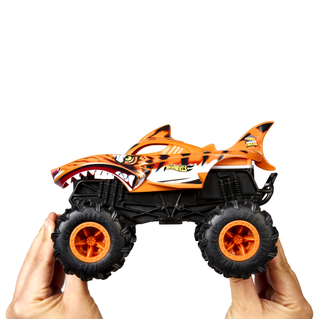 Радіокеровані моделі - Автомодель на радіокеруванні Hot Wheels Monster Trucks Тигроакула (HNV03)#5