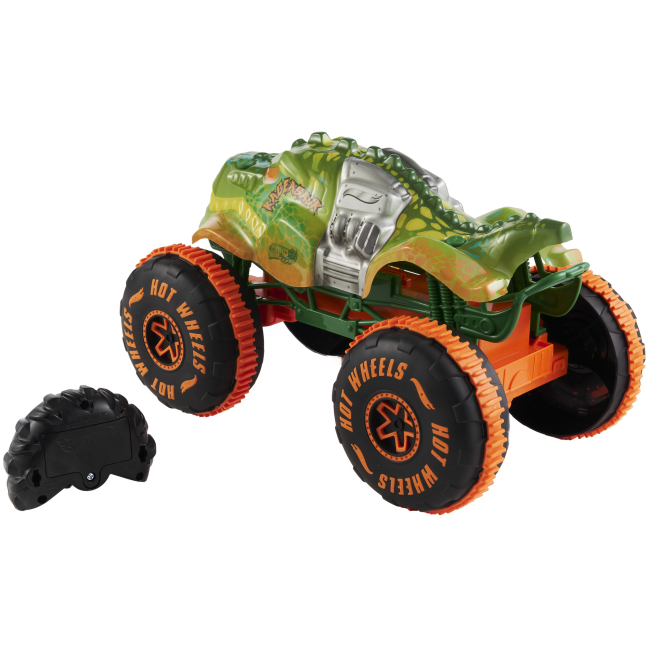Радиоуправляемые модели - Автомодель на радиоуправлении Hot Wheels Monster Trucks Rageasaur (JBH03)#3