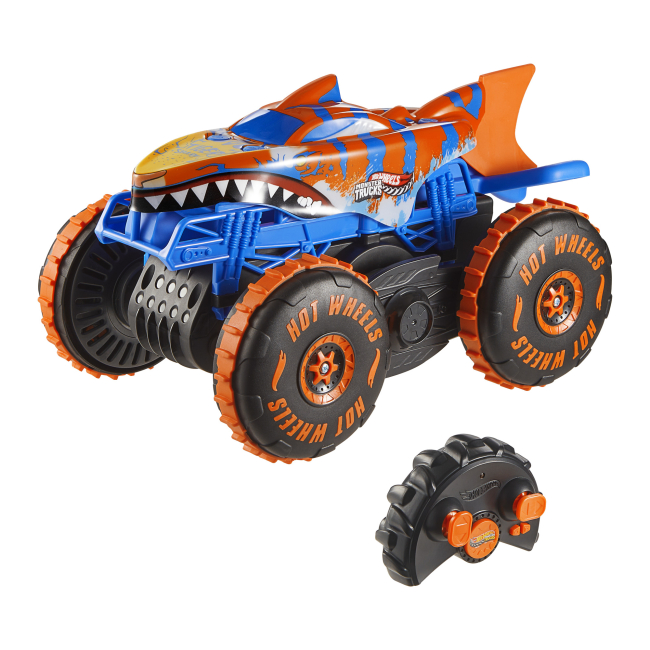 Радиоуправляемые модели - Автомодель на радиоуправлении Hot Wheels Monster Trucks Tiger shark climber (JFR39)#2