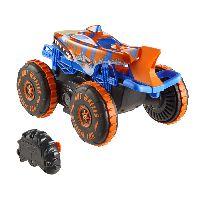Радиоуправляемые модели - Автомодель на радиоуправлении Hot Wheels Monster Trucks Tiger shark climber (JFR39)#3