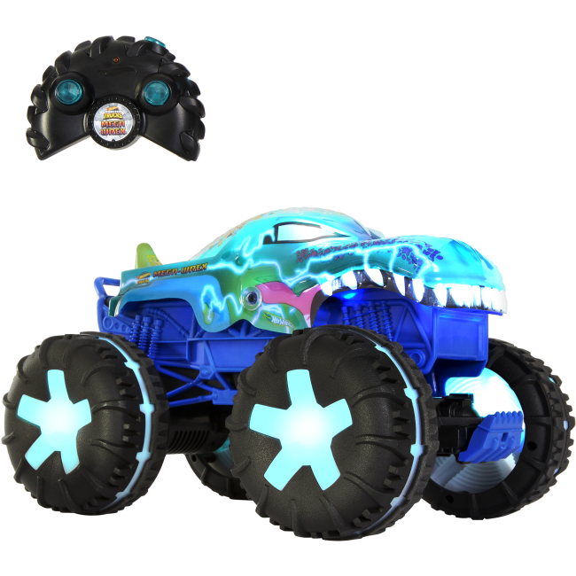 Радиоуправляемые модели - Автомодель на радиоуправлении Hot Wheels Monster Trucks Мега Рекс (JBD90)#2