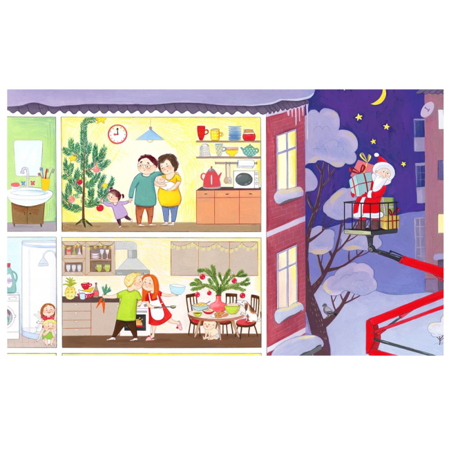 Книги-картинки для детей (2-6 лет) - Книжка «Новорічні канікули» Інна Руда (9789669747853)#3